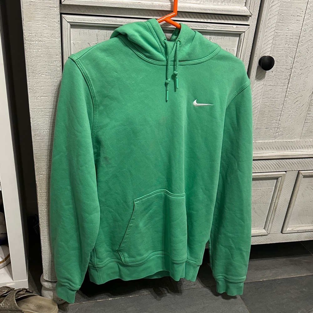 Nike Men's Mint Green Hoodie